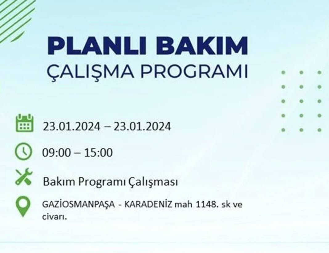 İstanbul karanlığa gömülecek! 22 ilçede saatlerce elektrik gelmeyecek! Hangi ilçelerde elektrik kesintisi var? 43